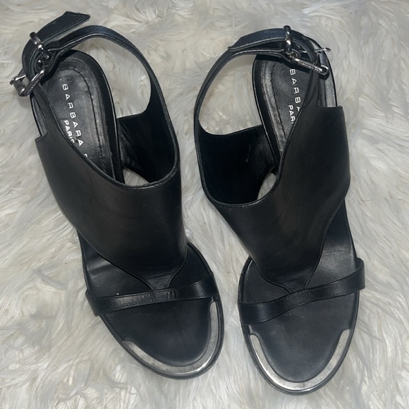 Barbara Bui Sandals Black Gladiator Heels - Picture 2 of 8